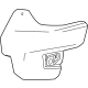 GM 85589116 Front Bumper, Black, Driver Side
