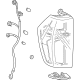 GM 84849416 Tail Lamp, Rear Driver Side