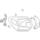 GM 42747396 Tail Lamp, Rear Driver Side
