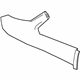 GM 84032899 Side Trim, Black, Passenger Side