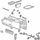 GM 84027102 Console Assembly, Jet Black, Front