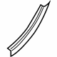 GM 20790397 Stone Guard, Rear Outer Passenger Side