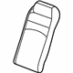 GM 19124024 Seat Back Cover, Titanium, Rear Driver Side