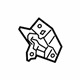 GM 85157956 Reinforcement, Front Driver Side