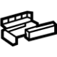 GM 84228408 Cross Over Pipe Clip