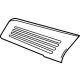 GM 84729251 Access Cover, Black, Passenger Side