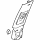 GM 84690409 Upper Center Pillar Trim, Gray, Driver Side