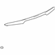GM 22880620 Spoiler, Rear