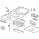 GM 22833104 Overhead Console