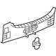 GM 23158154 Rear Panel Trim, Black