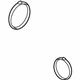 GM 22986544 Vent Clamp, Passenger Side