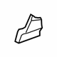 GM 25974206 Lower Cover, Titanium, Rear Driver Side