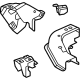 GM 85143770 Upper Tie Bar, Front Driver Side