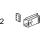 GM 85539151 Rail End, Front Driver Side