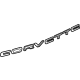 GM 84811668 Nameplate, Galvano Silver, Rear