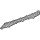 GM 23359052 Center Grille, Black, Rear Lower