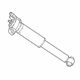 GM 84564325 Shock Absorber, Rear Upper