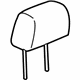 GM 23174200 Headrest, Black, Front