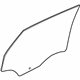 GM 20941784 Door Glass, Rear Driver Side