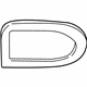 GM 12482399 Mirror Glass, Rear Driver Side