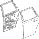 GM 86791895 Door Shell, Rear Driver Side