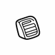 GM 24402839 Grille, Oak, Driver Side
