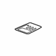 GM 42424647 Trim Plate, Gray
