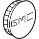 GM 84335832 Center Cap, Black; Red