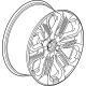 GM 84738126 Wheel, Alloy, Rear