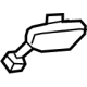 GM 42759625 Upper Quarter Trim Cap, Black, Rear Driver Side
