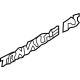 GM 20896271 Nameplate