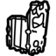 GM 85110172 Rear Side Rail Reinforcement, Driver Side
