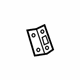 GM 23430022 Rear Seat Air Bag Bracket, Passenger Side
