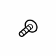 GM 20931378 Center Support Bolt