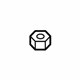 GM 11094112 Air Deflector U-Nut, Rear