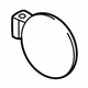GM 15124079 Fuel Door