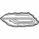 GM 39075108 Trim Bezel, Black, Front Driver Side