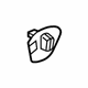 GM 19316912 Lock Knob, Passenger Side