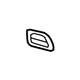 GM 15893976 Tow Bracket Cover, Driver Side
