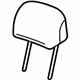 GM 20930241 Headrest, Titanium, Rear