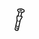 GM 13292932 Headrest Guide, Titanium, Rear Driver Side