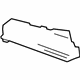 GM 23326772 Track Cover, Black, Front Outer