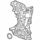 GM 55581013 Thermostat Cover, Front