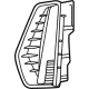 GM 86815386 Fog Lamp Bezel, Black, Front Driver Side