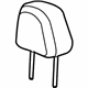 GM 95240818 Headrest, Black