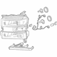 GM 84621848 Headlamp Assembly, Front Driver Side