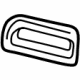 GM 42627310 Seat Belt Guide, Jet Black, Passenger Side