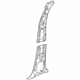 GM 84339061 Inner Center Pillar, Driver Side