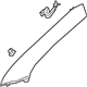 GM 84653936 Windshield Pillar Trim, Jet Black, Passenger Side