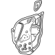 GM 87826174 Water Deflector, Front Driver Side